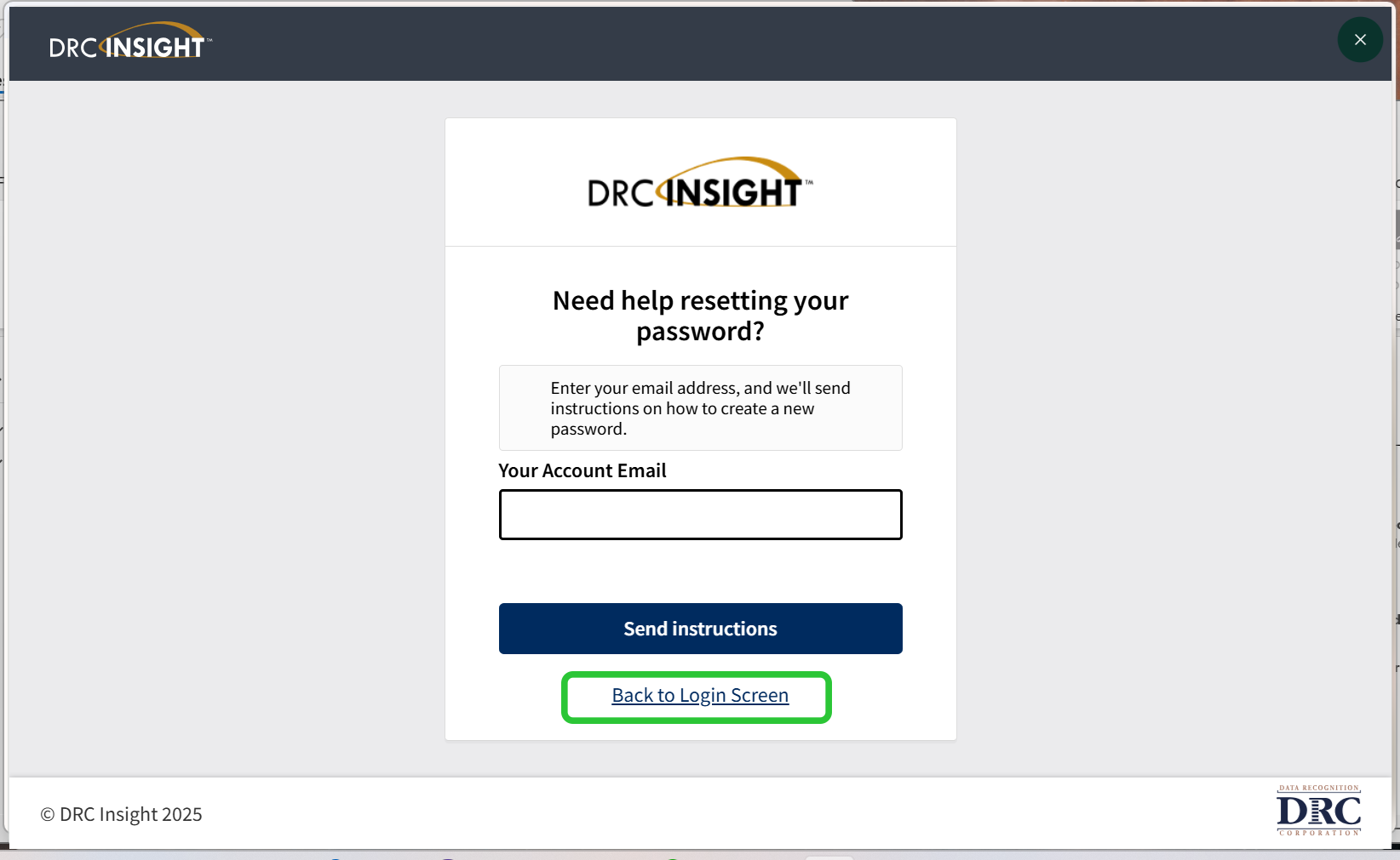 Drc Insight Question DRC Scoring Support – PAS Scoring Support